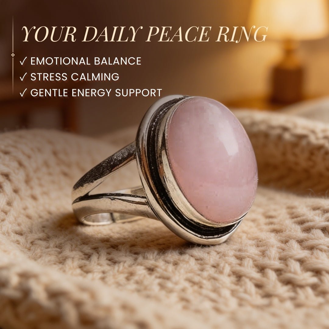 Rose Quartz Ring - Embrace Love and Harmony with This Powerful Healing Crystal - plusvalueindia