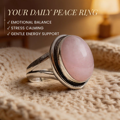 Rose Quartz Ring - Embrace Love and Harmony with This Powerful Healing Crystal - plusvalueindia