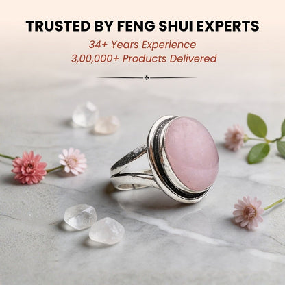 Rose Quartz Ring - Embrace Love and Harmony with This Powerful Healing Crystal - plusvalueindia
