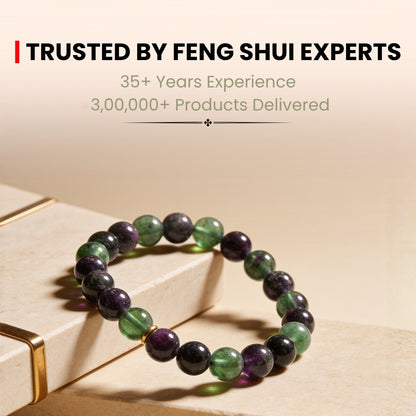 Ruby Zoisite Bracelet for Creativity & Positivity