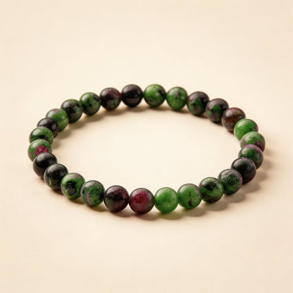 Ruby Zoisite Bracelet for Creativity & Positivity - plusvalueindia