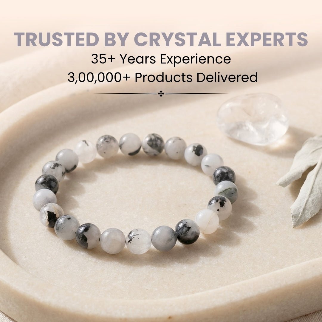 Rutile Quartz Bracelet for Men Women - plusvalueindia