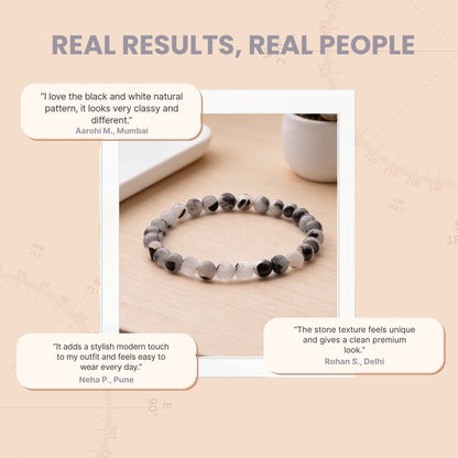 Rutile Quartz Bracelet for Men Women - plusvalueindia