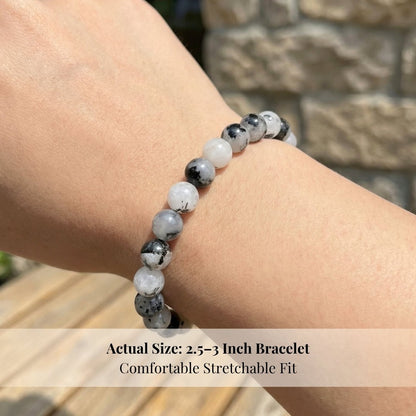 Rutile Quartz Bracelet for Men Women - plusvalueindia