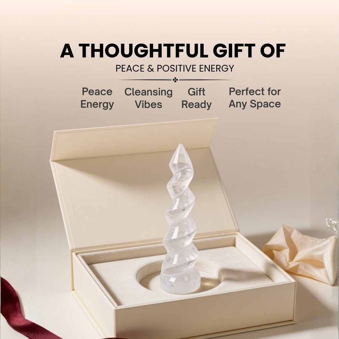 white gypsum surface and natural variation of the selenite wand