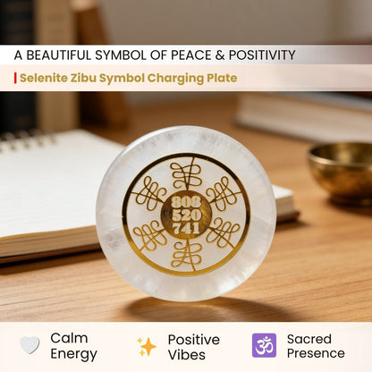 Selenite Square/Round Charging Plate - Crystal Cleansing & Charging - Reiki Healing Crystal Aura Chakra - plusvalueindia