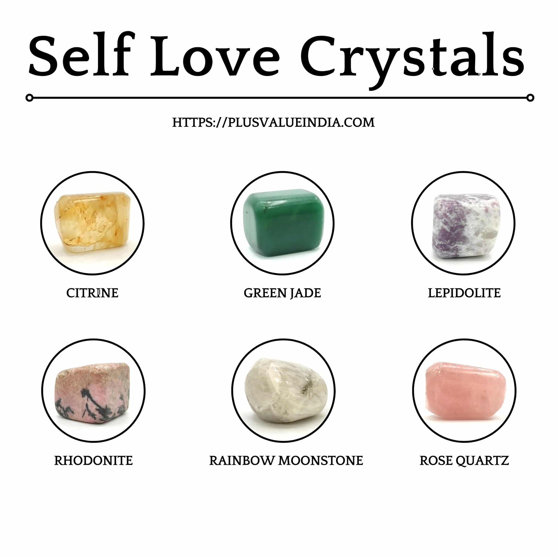 self love pocket crystal healing bag
