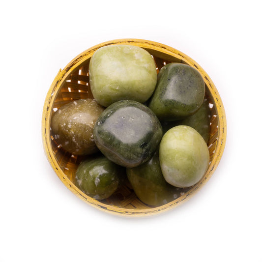 serpentine tumble pebble stone 200gm basket