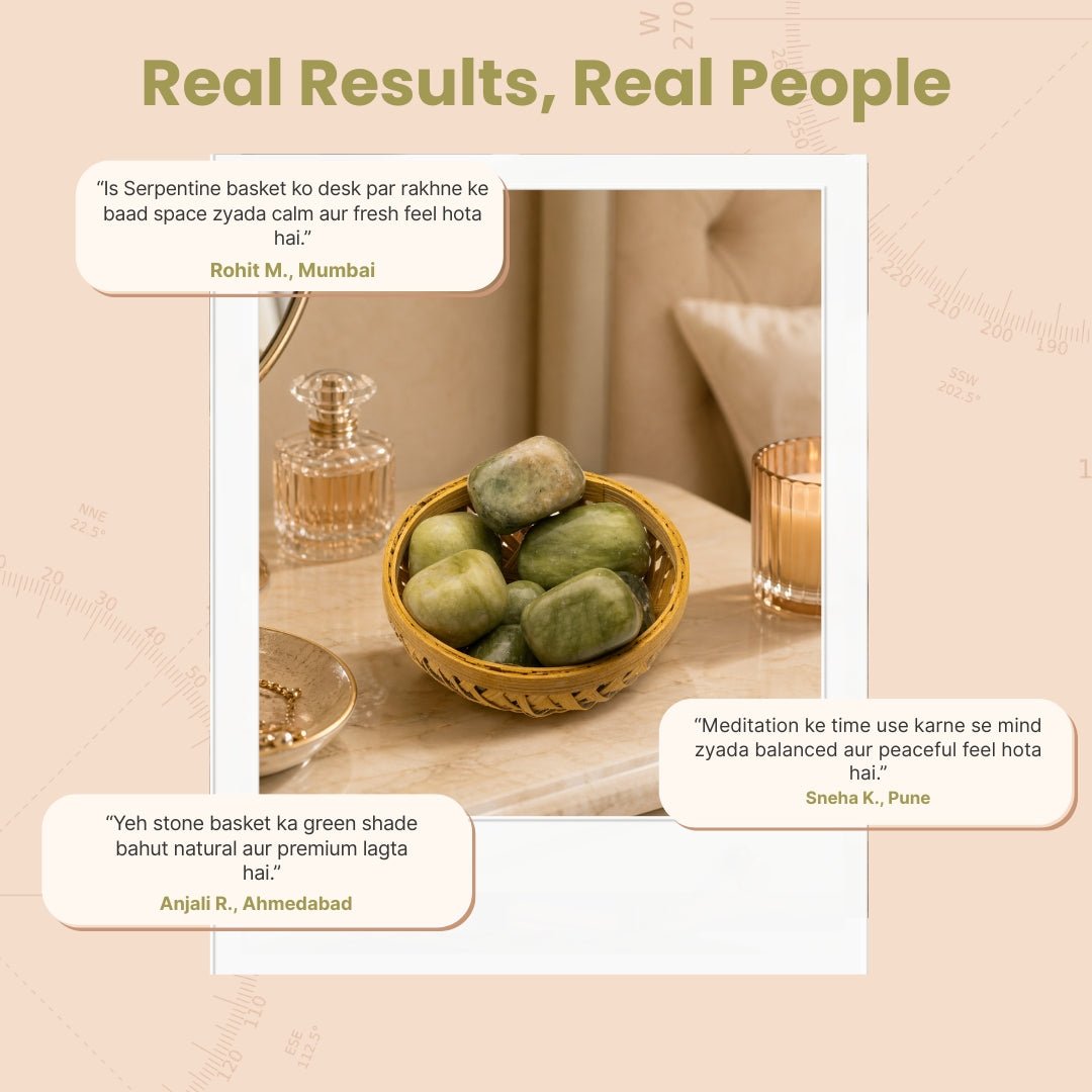 Serpentine Tumbled Stone Pebbles - plusvalueindia