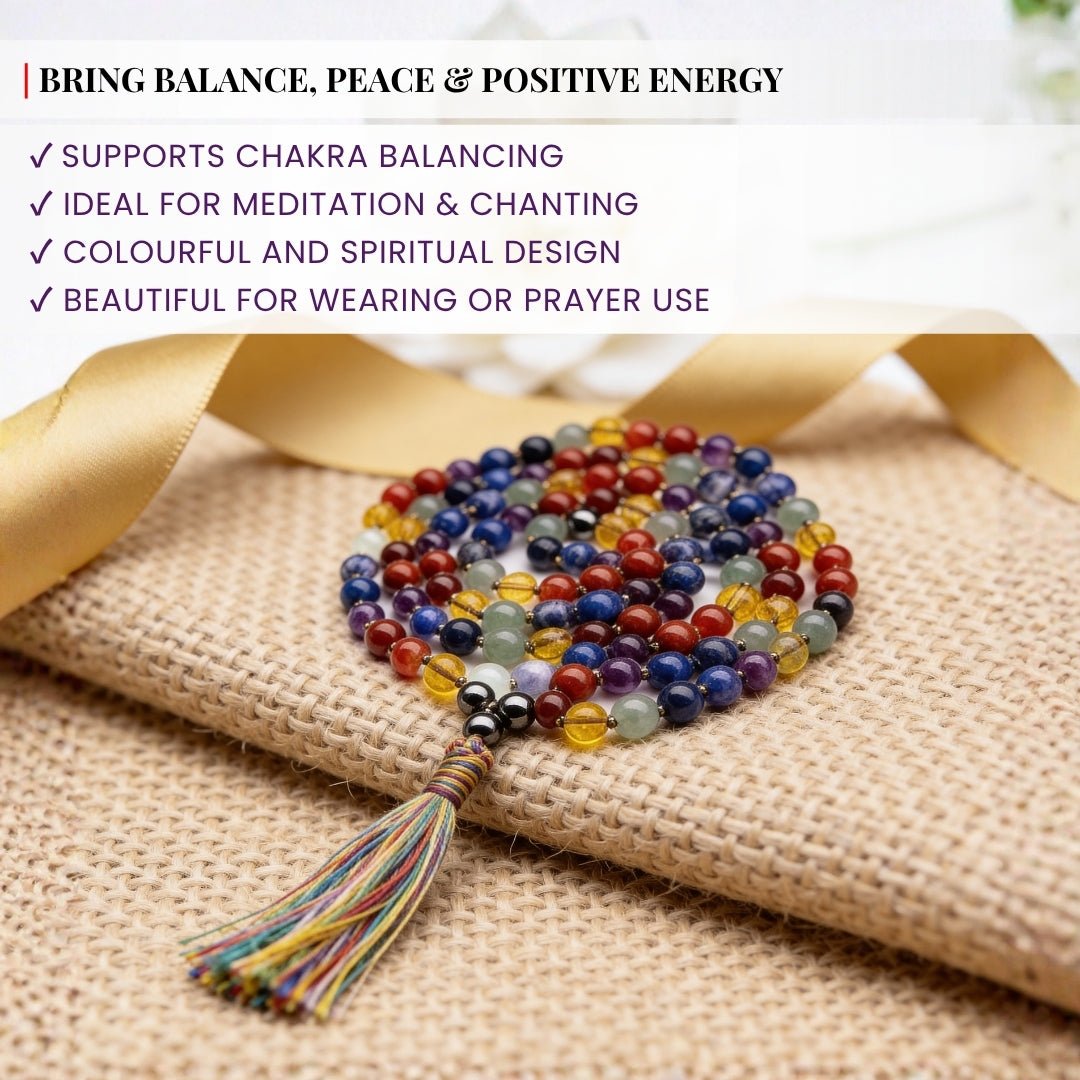 natural 7 chakra jewelry, made in India
