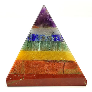 7 Seven Chakra Pyramid Vastu, Feng Shui, Reiki, Crystal Healing