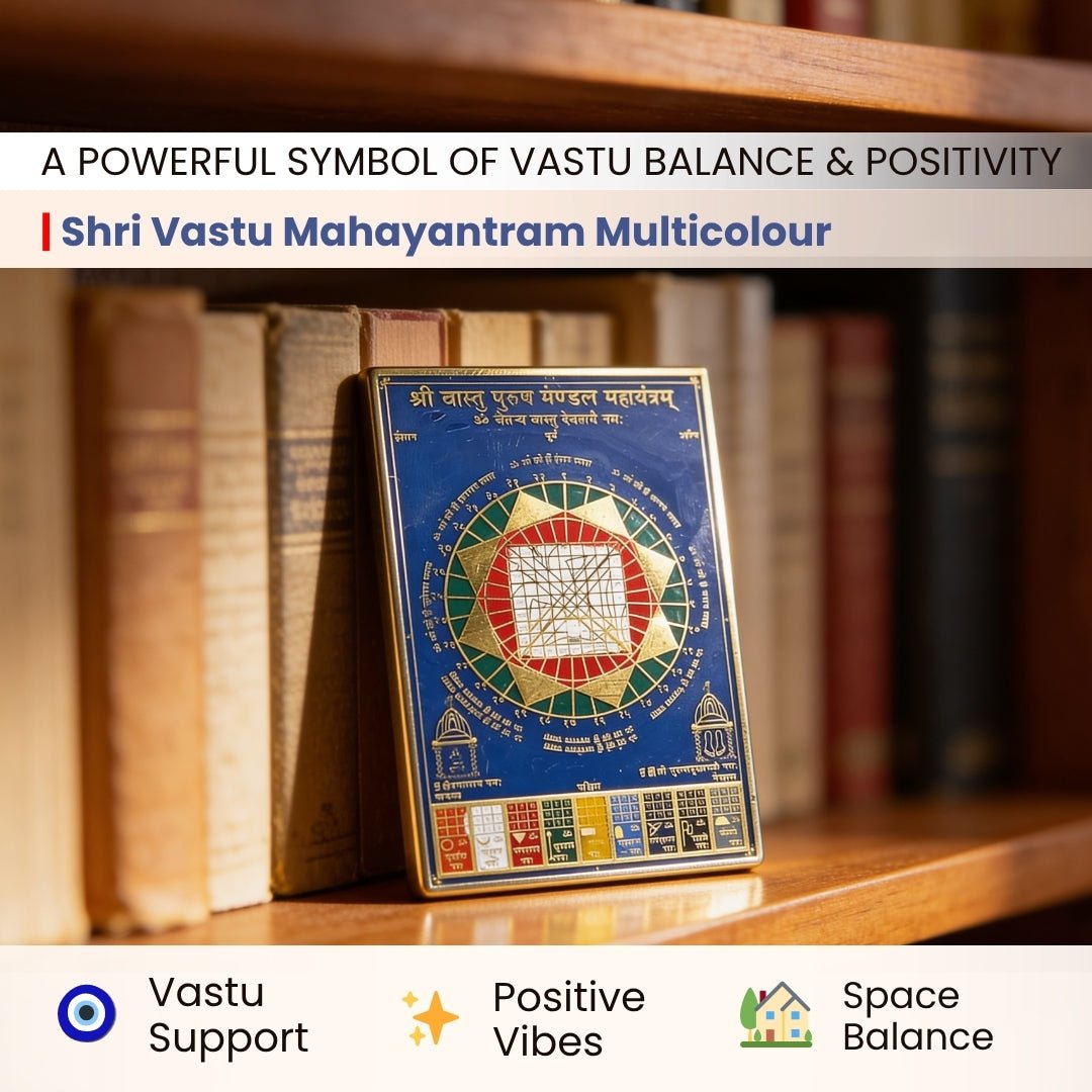 Vastu Purush Mahayantram With Navagraha Multi Colour - plusvalueindia