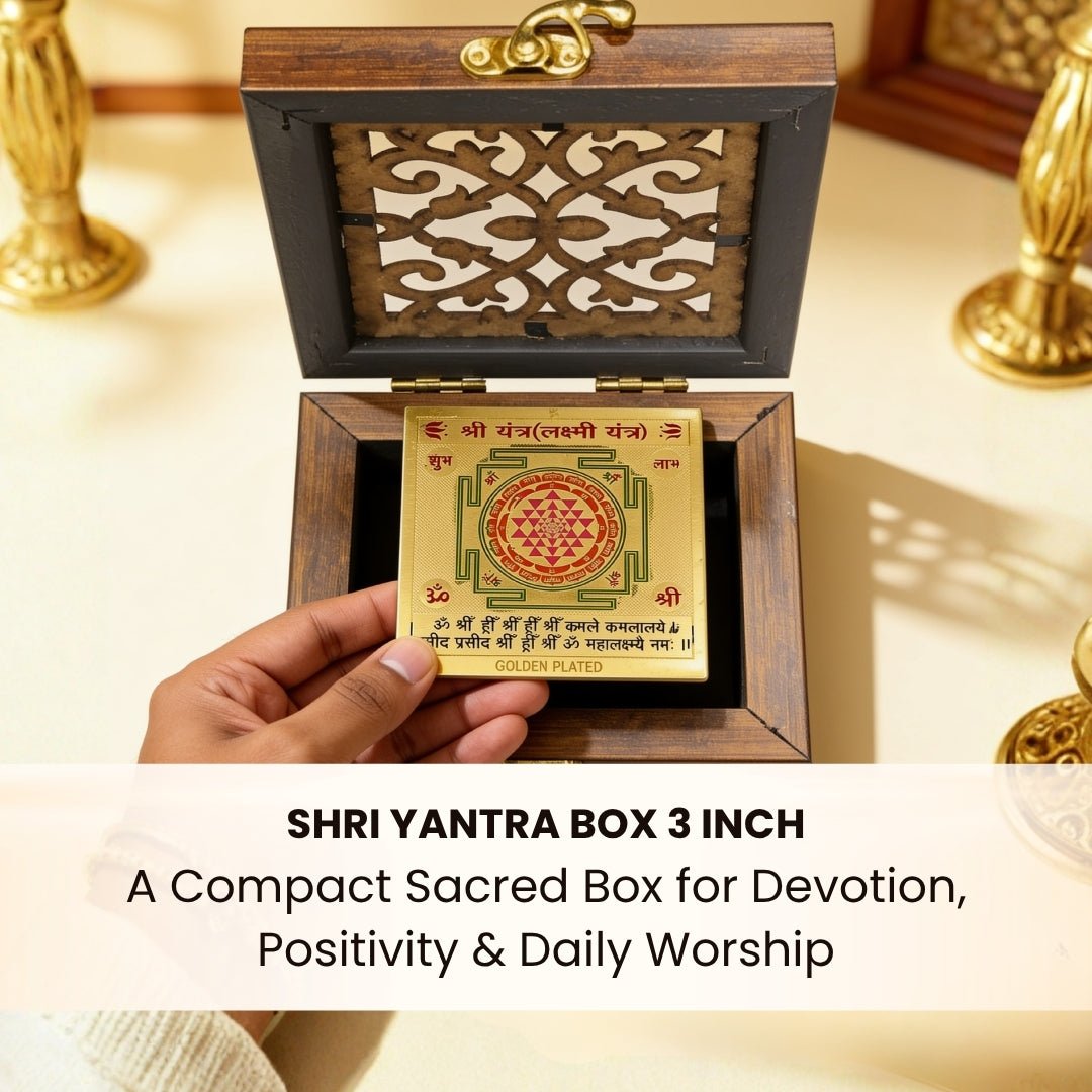 boxed Shri Yantra presented as a housewarming or spiritual gift