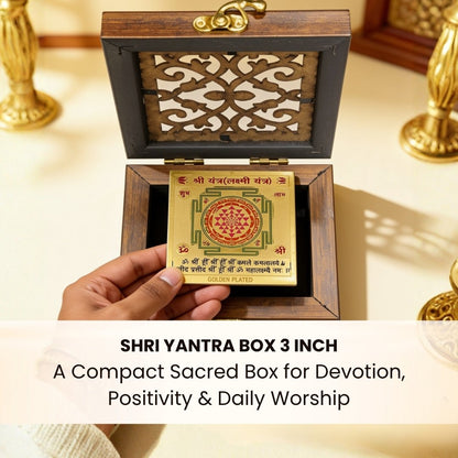 boxed Shri Yantra presented as a housewarming or spiritual gift