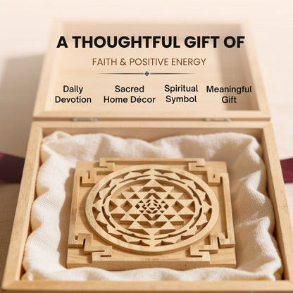 Shriparni Shri Yantra near a locker for traditional wealth intentions