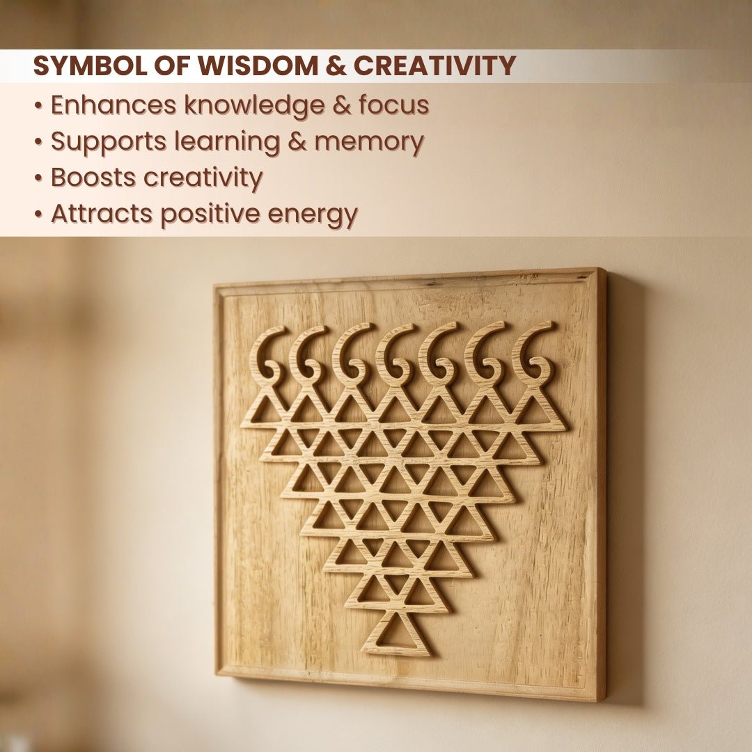 Shriparni Saraswati Yantra Sacred Geometry Wall Art for Students Knowledge & Wisdom - plusvalueindia