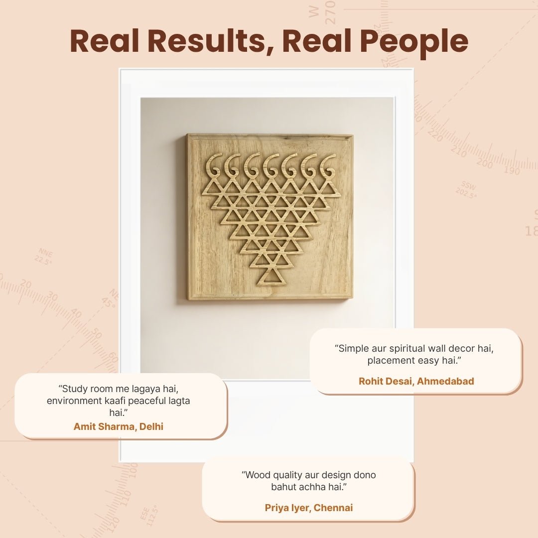 Shriparni Saraswati Yantra Sacred Geometry Wall Art for Students Knowledge & Wisdom - plusvalueindia