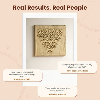 Shriparni Saraswati Yantra Sacred Geometry Wall Art for Students Knowledge & Wisdom - plusvalueindia