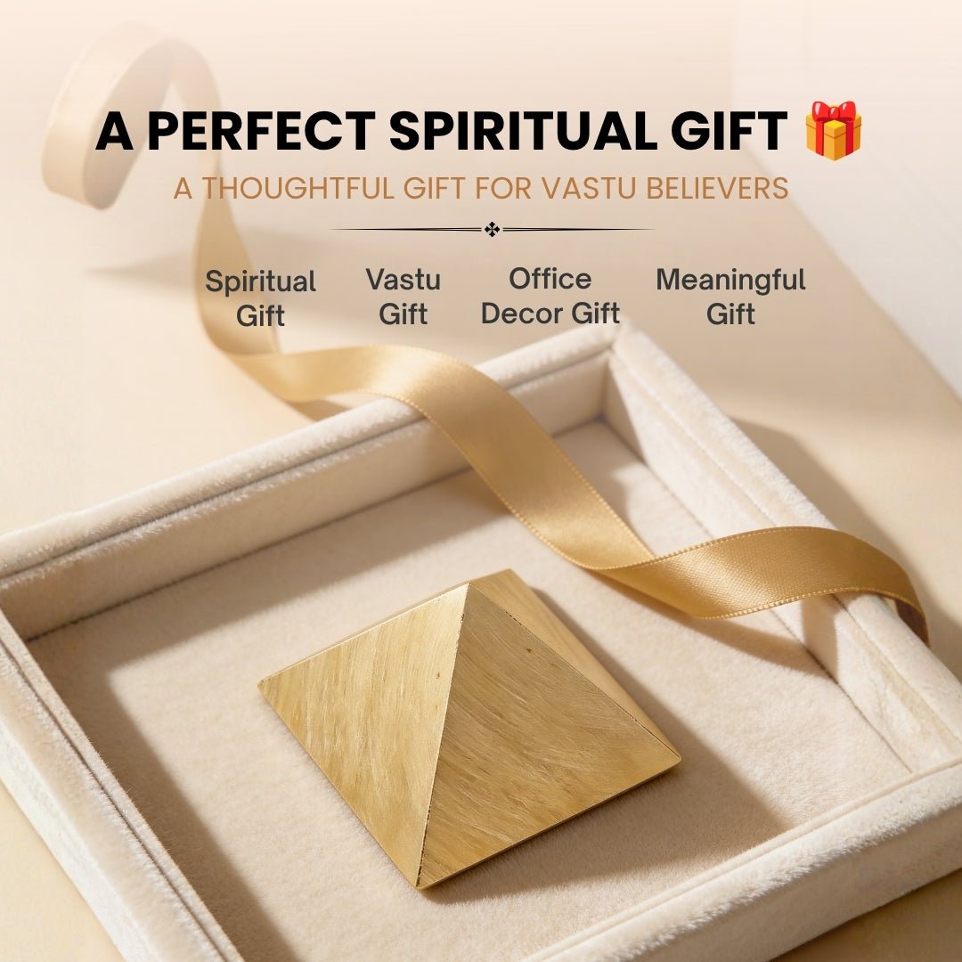 Shriparni Sriparni Wooden Pyramid for Vastu Remedies - plusvalueindia