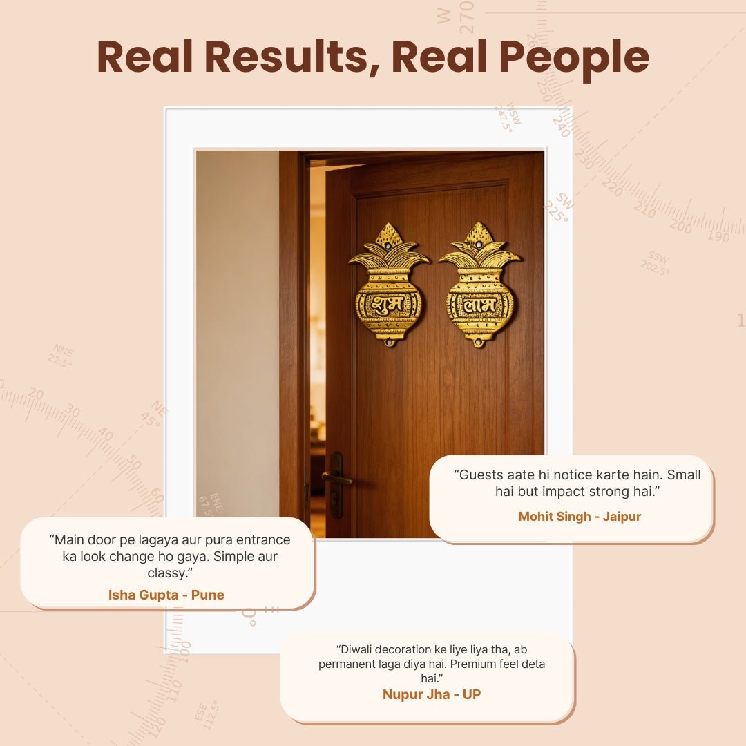 Shubh Labh Kalash Door Hangings (Pair) - plusvalueindia