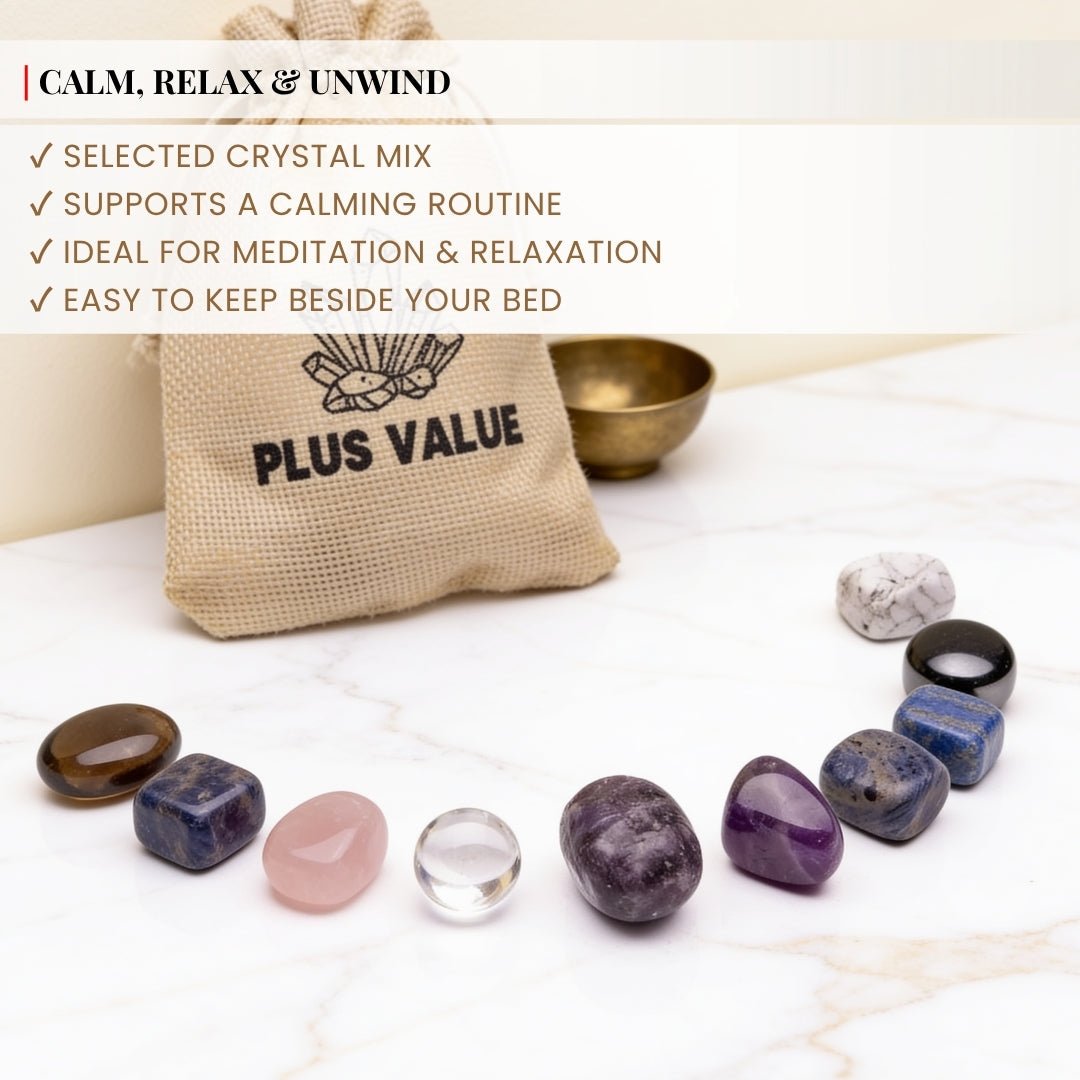 hematite, lepidolite, rose quartz, lapis lazuli and smoky quartz stones