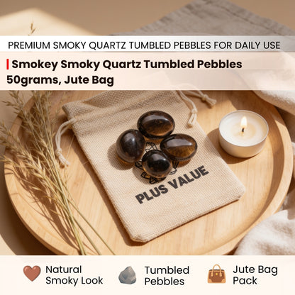 Premium Smokey Smoky Quartz Tumbled Stone Pebbles