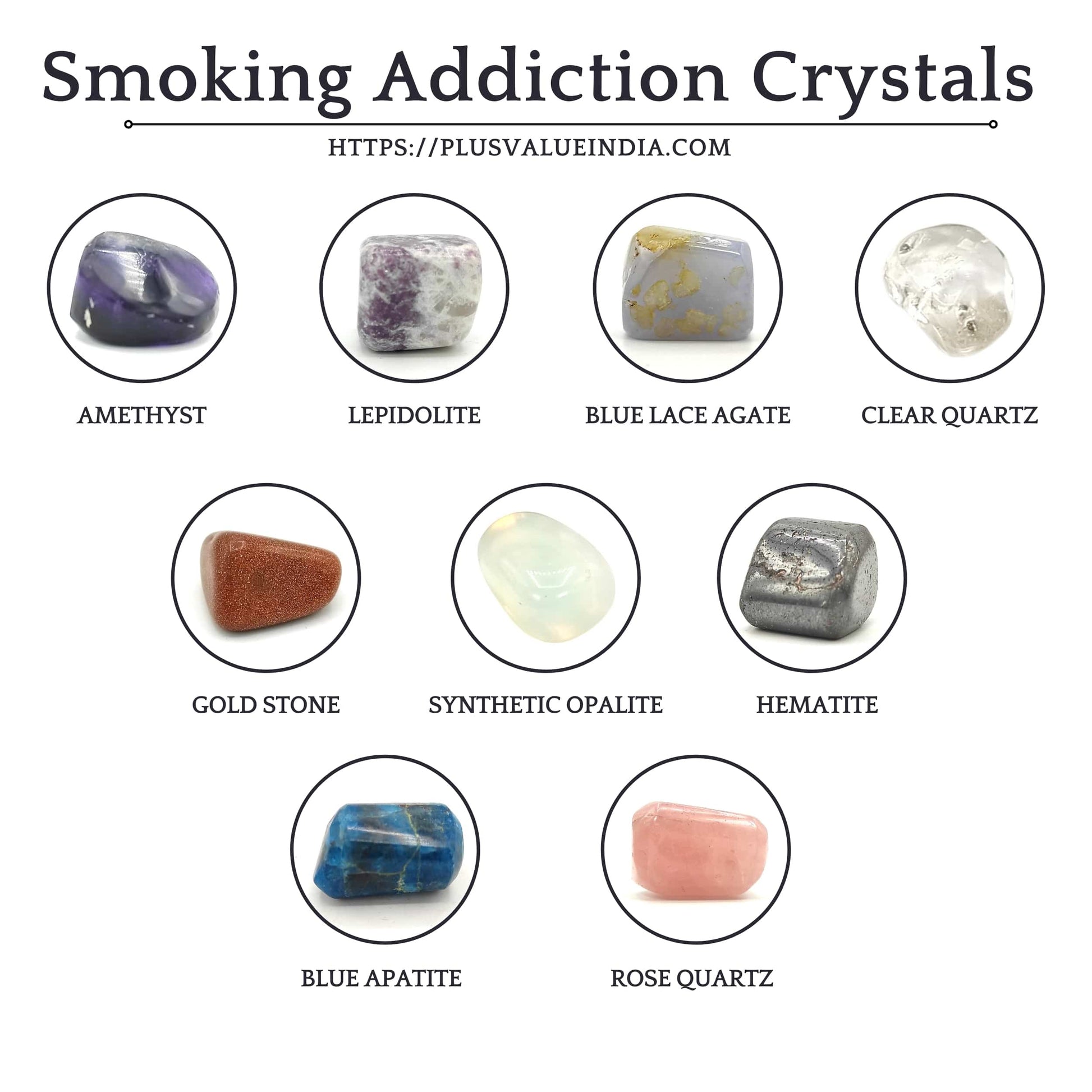 Smoking Addiction Set Crystal Bag