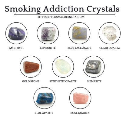 Smoking Addiction Set Crystal Bag