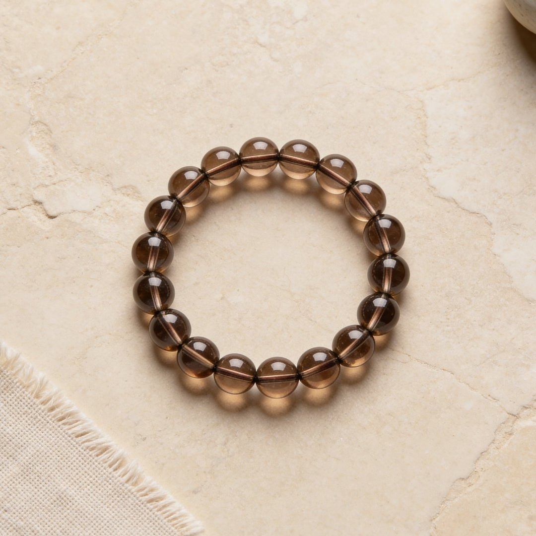 Smoky Quartz Bracelet Negativity Neutralizer - plusvalueindia