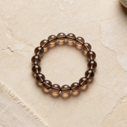 Smoky Quartz Bracelet Negativity Neutralizer - plusvalueindia