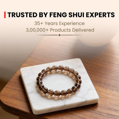 Smoky Quartz Bracelet Negativity Neutralizer - plusvalueindia