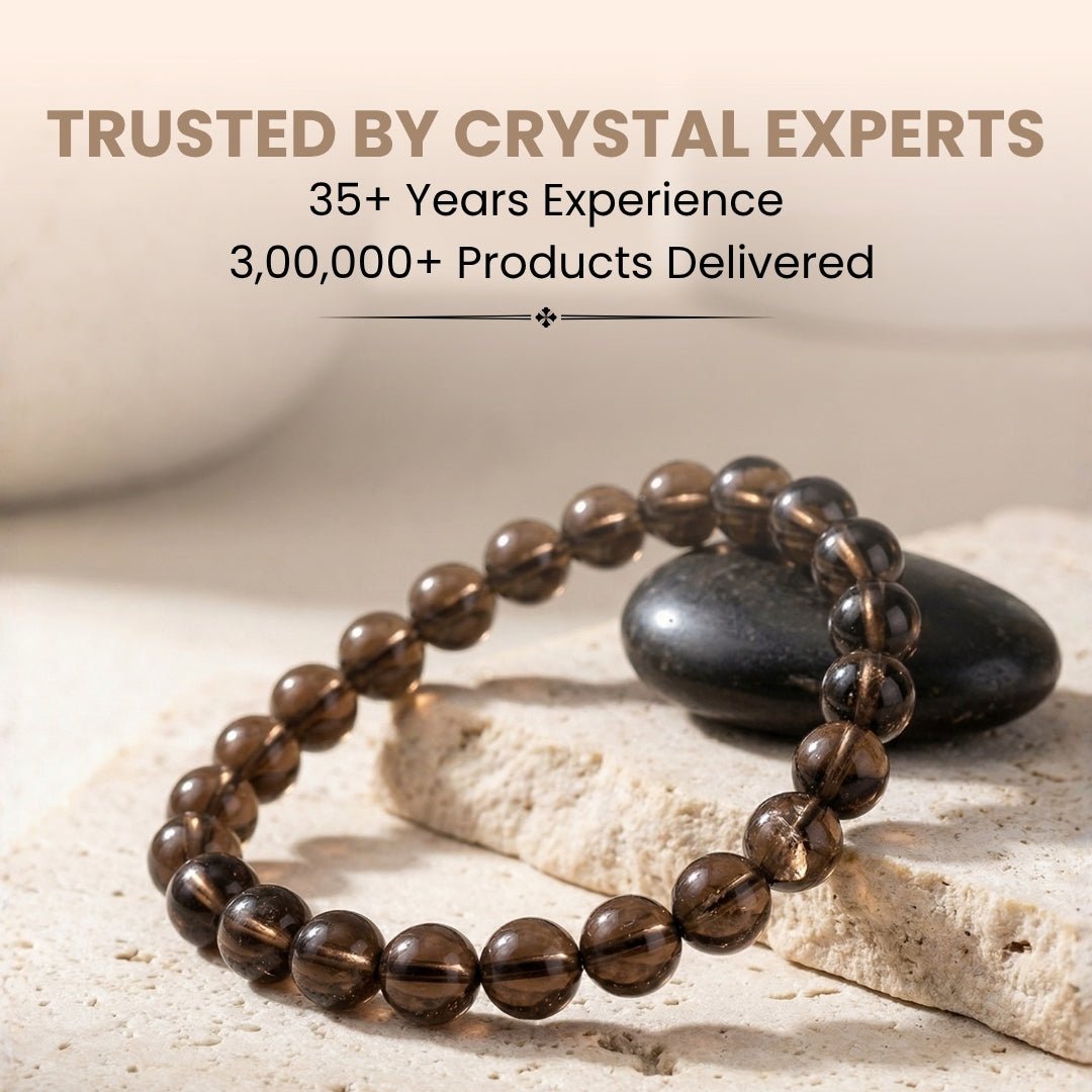 Smoky Quartz Bracelet Negativity Neutralizer - plusvalueindia