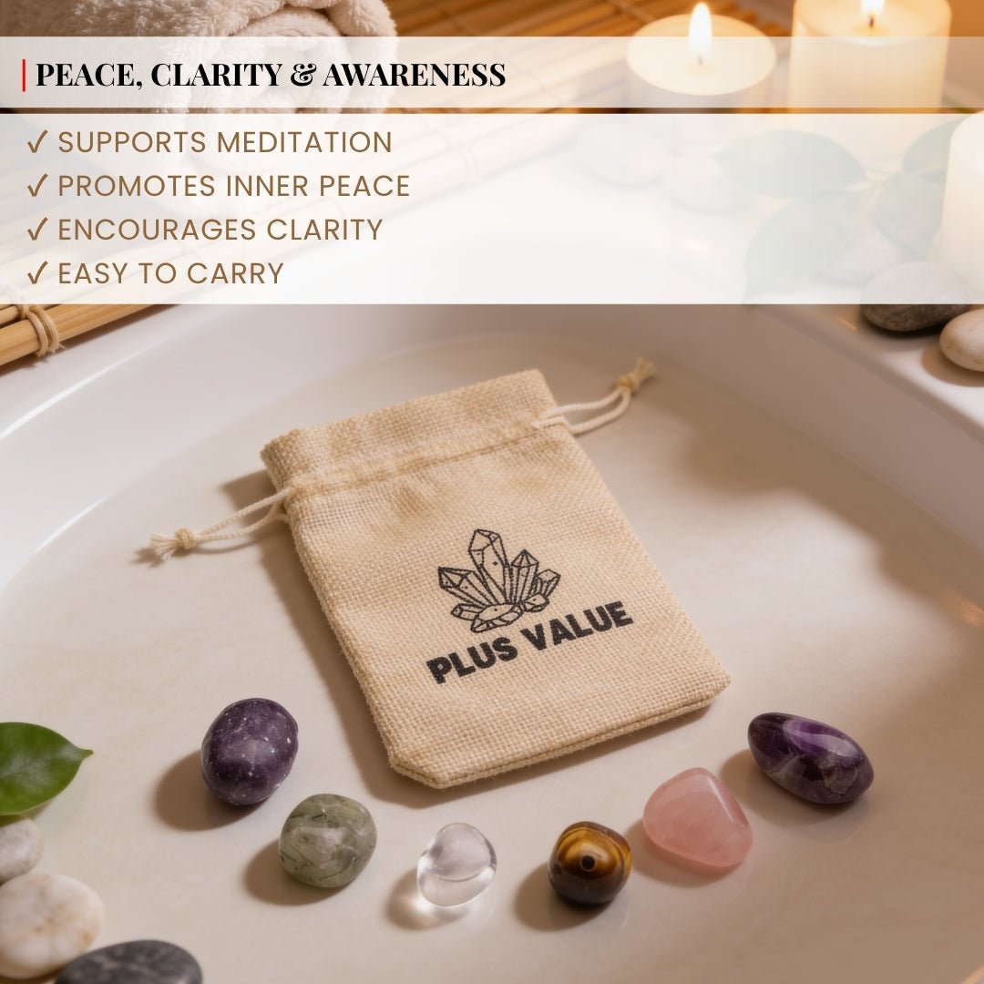 prehnite, rose quartz and tiger’s eye from the spiritual crystal bag