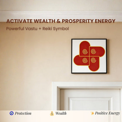Sri Swastika Extended Version of Swastik for Vastu - Vasudha Reiki symbol - plusvalueindia
