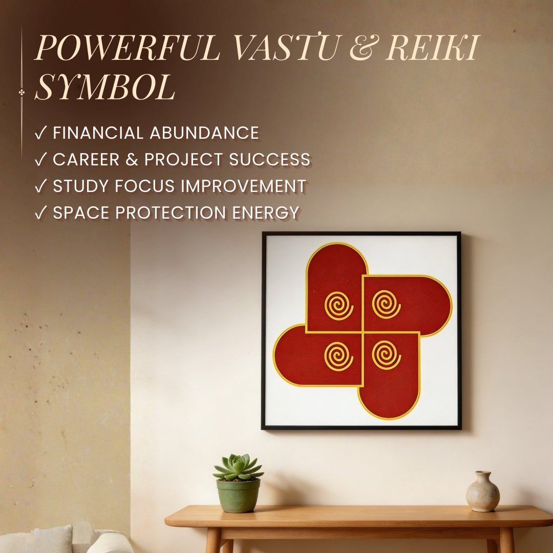 Sri Swastika Extended Version of Swastik for Vastu - Vasudha Reiki symbol - plusvalueindia