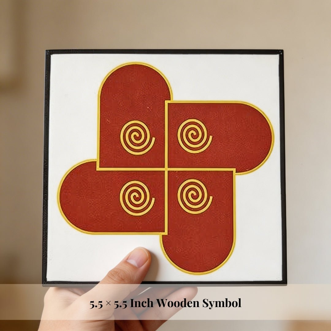 Sri Swastika Extended Version of Swastik for Vastu - Vasudha Reiki symbol - plusvalueindia