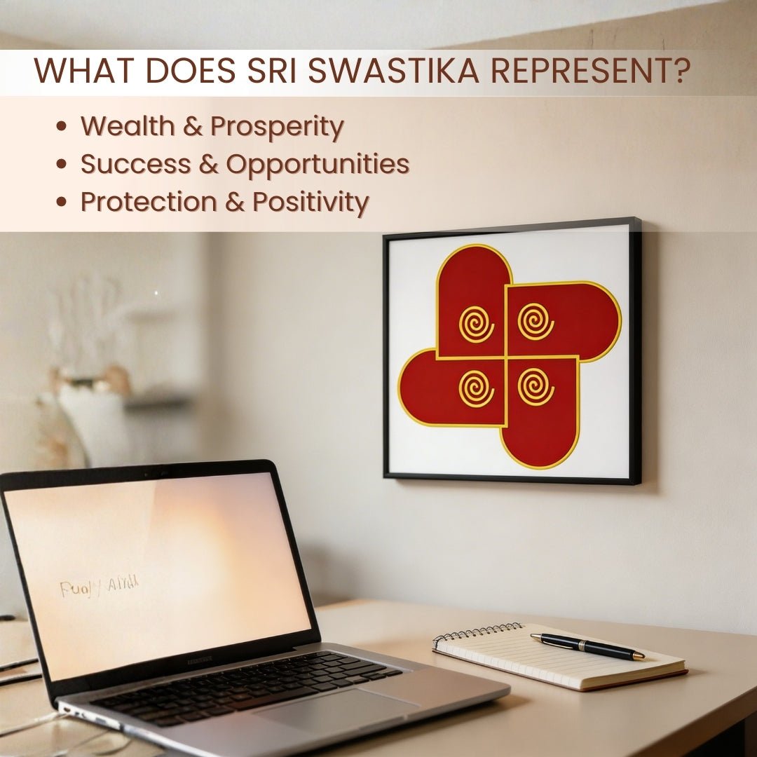 Sri Swastika Extended Version of Swastik for Vastu - Vasudha Reiki symbol - plusvalueindia