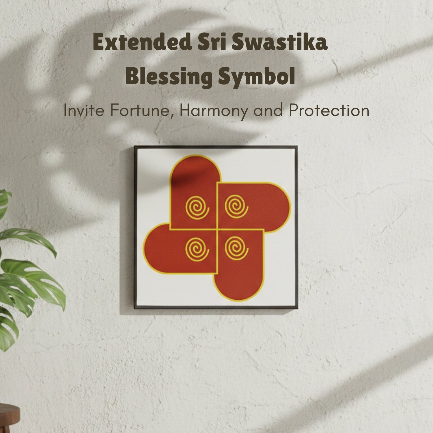 Sri Swastika Extended Version of Swastik for Vastu - Vasudha Reiki symbol - plusvalueindia