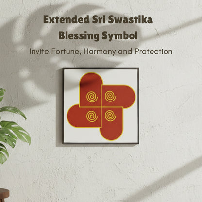 Sri Swastika Extended Version of Swastik for Vastu - Vasudha Reiki symbol - plusvalueindia