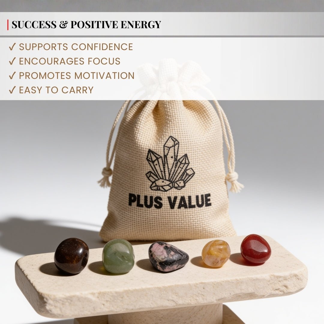 carnelian and green aventurine from the success crystal bag