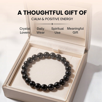 sugilite bracelet with 19–20 beads, 3-inch diameter and 43 g weight