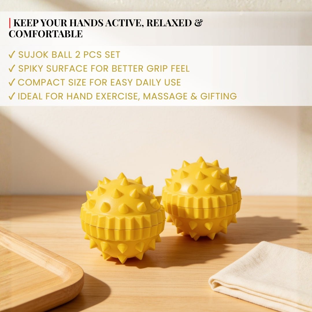Sujok Ball Sphere 2 pcs - plusvalueindia