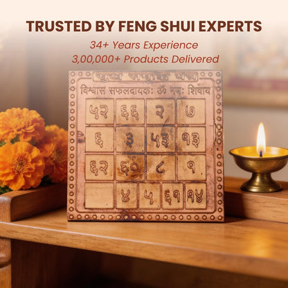 Sukh Samriddhi Vastu Yantra for pooja ghar and home decor