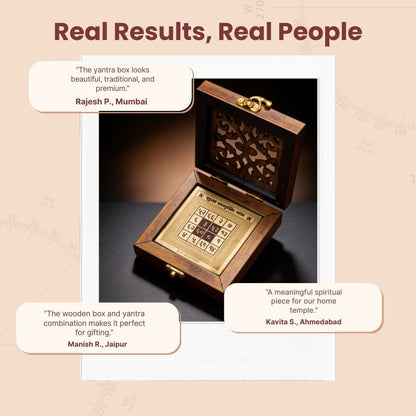 sukh samriddhi yantra box presented for spiritual gifting