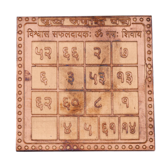 sukh samriddhi yantra copper