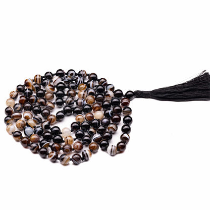 sulemani hakik necklace mala 10mm