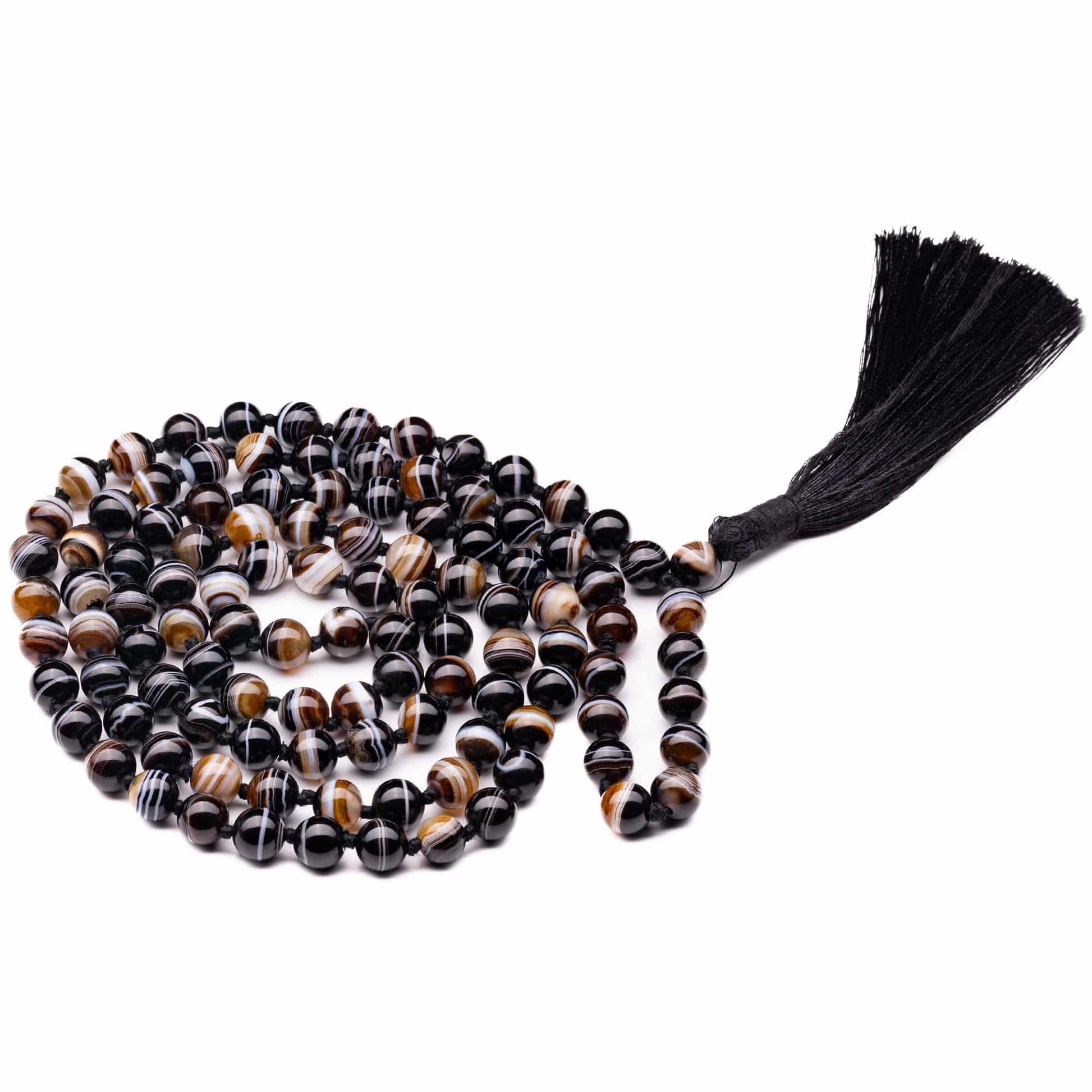 sulemani hakik necklace mala 8mm
