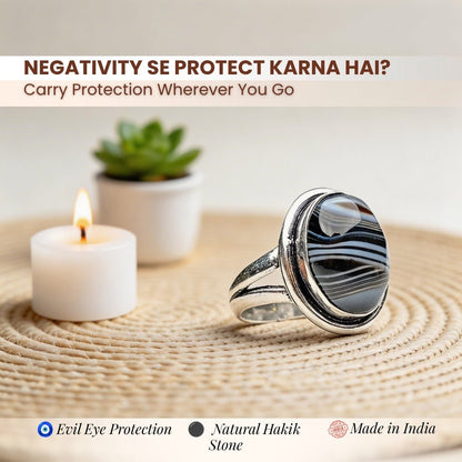 Sulemani Hakik Ring - Jewellery Gifts For Men and Women - plusvalueindia
