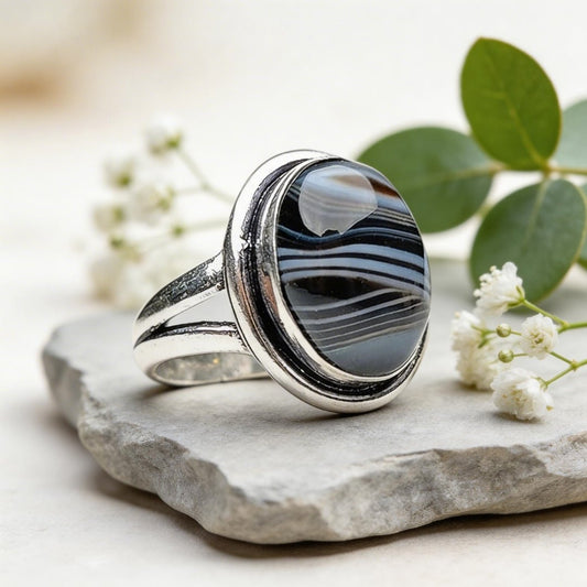 Sulemani Hakik Ring - Jewellery Gifts For Men and Women - plusvalueindia