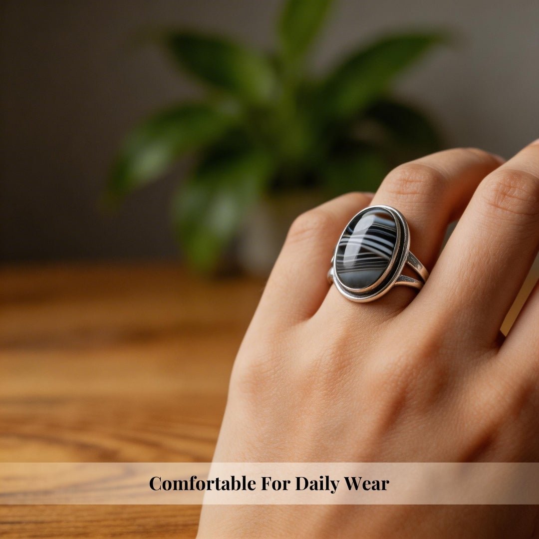 Sulemani Hakik Ring - Jewellery Gifts For Men and Women - plusvalueindia